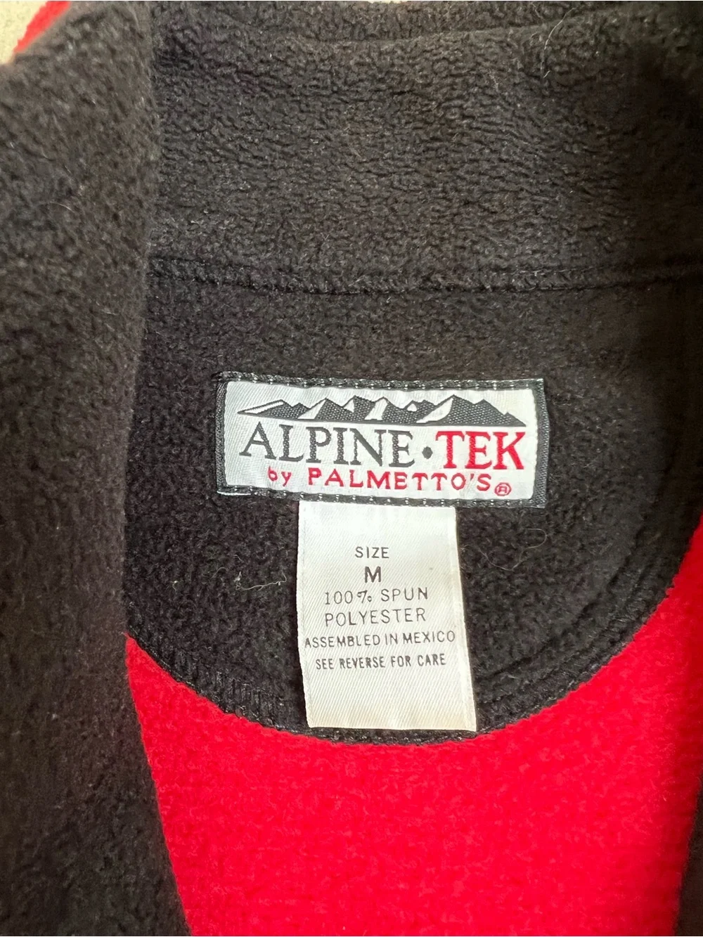 Alpine Tek by Palmetto’s Red Quarter-Zip Fleece Pullover